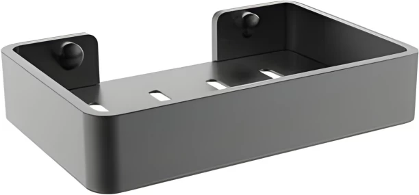 SMTE Bodie Onyx Soap Basket – Modern & Durable Bathroom Organizer Household - Housekeeping & Laundry Soap Case For  Adults