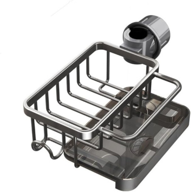 Generic Sponge Holder for Kitchen Sink, Sink Caddy Holder with Drip Tray Household - Housekeeping & Laundry Soap Case For  Adults