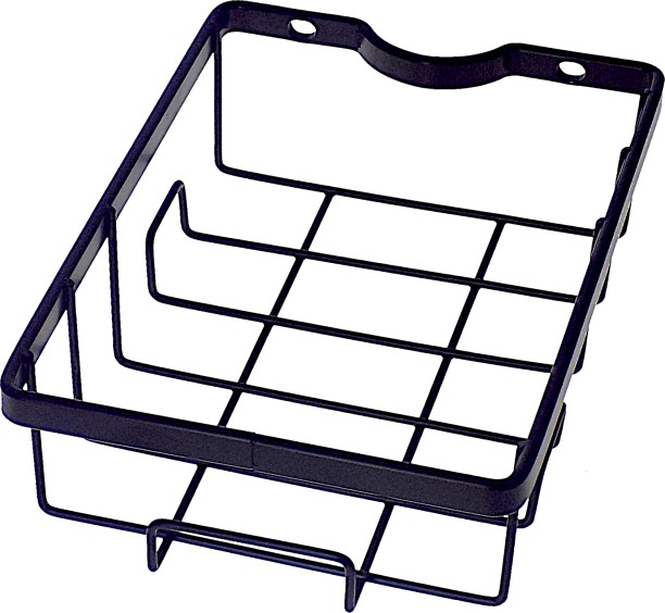 HomewareOnline Durable Steel Wall Mount Soap Dish - Black - Health & Beauty - Bath Care & Fragrances Wall Mountable Soap Case For  Adults