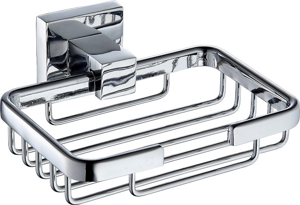 Bodie Aria Chrome - Soap Basket Household - Housekeeping & Laundry Wall Mountable Soap Case For  Adults