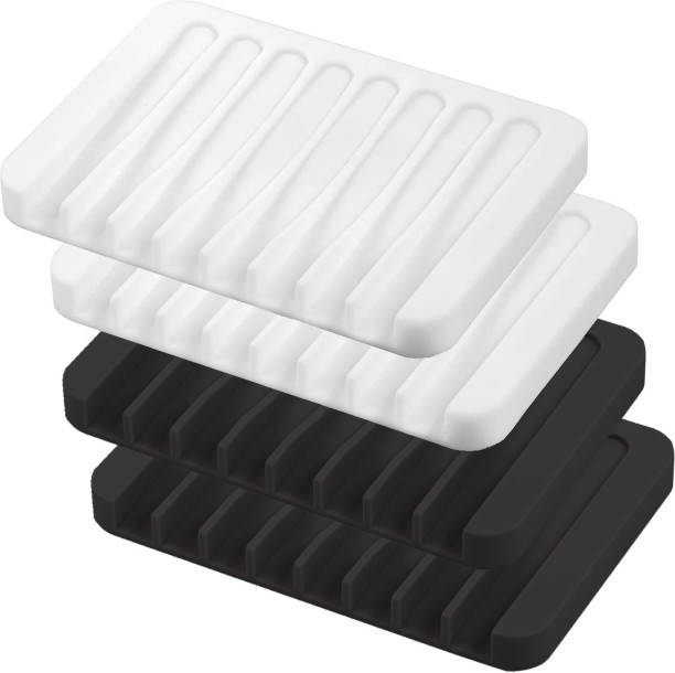 ta01-759-1 4 Pcs Silicone Waterfall Drainer Soap Holder Baby Care & Toys - Bath Care, Diapering & Potty, Health & Beauty - Bath Care & Fragrances, Household - Housekeeping & Laundry Soap Case For  Adults