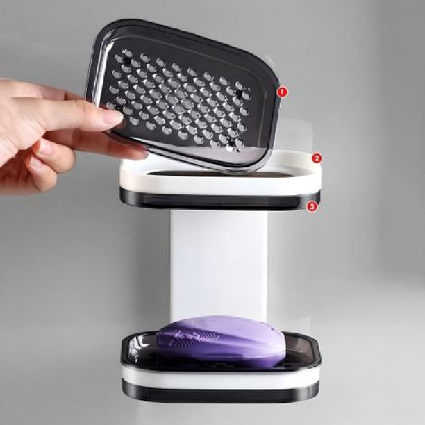 Generics 0687 Health & Beauty - Bath Care & Fragrances Wall Mountable Soap Case For  Adults