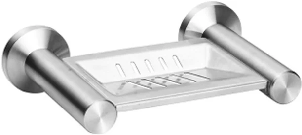 Fortis Stainless Steel Health & Beauty - Bath Care & Fragrances Wall Mountable Soap Case For  Adults