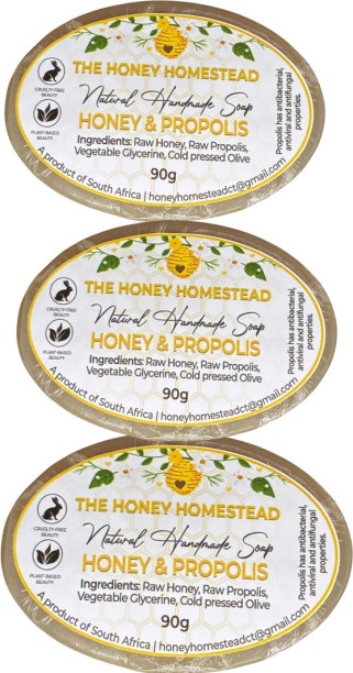 THE HONEY HOMESTEAD Honey and Propolis Soap Blend Honey, Propolis