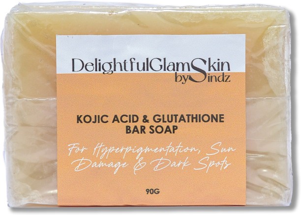 DeligtfulGLam Kojic Acid & Glutathione Bar Soap Frangrance Free