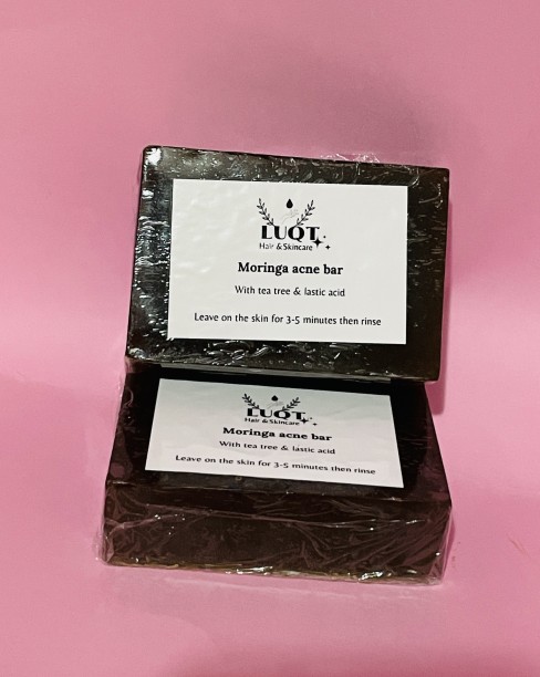 LUQT Skincare Moringa acne Soap Lemon grass, tea tree