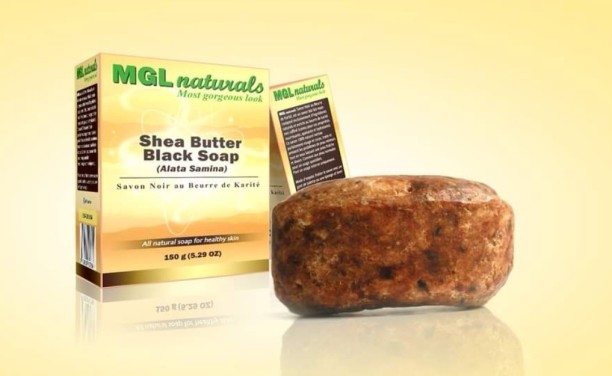 MGL Naturals Shea Butter Black Soap (Alata Samina)