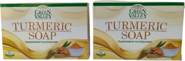 Green Valley Turmeric Soap For Glow And Brightening Turmeric
