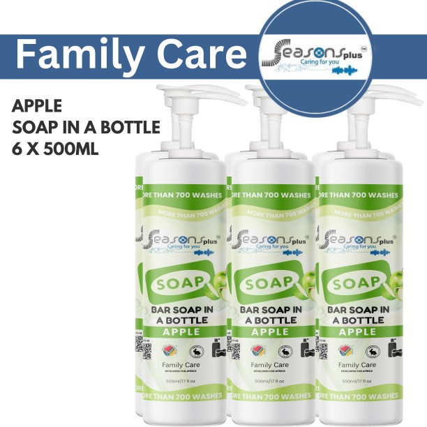 seasons plus BAR SOAP IN A BOTTLE APPLE APPLE