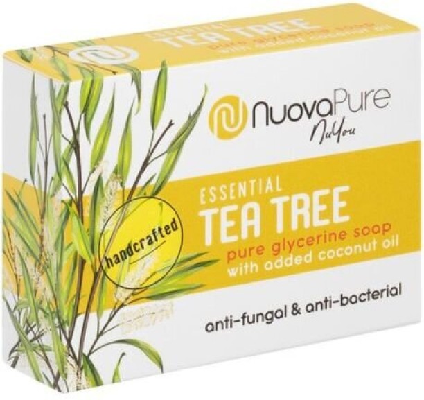 NuovaPure Handcrafted Tea Tree Pure Glycerine Soap with Added Coconut Oil Tea Tree