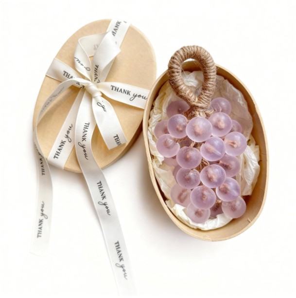 Happyfun Grape Soap,Handcrafted Grape Soap on a Rope,Luxurious Cold-Process Soaps for Hand Washing NA