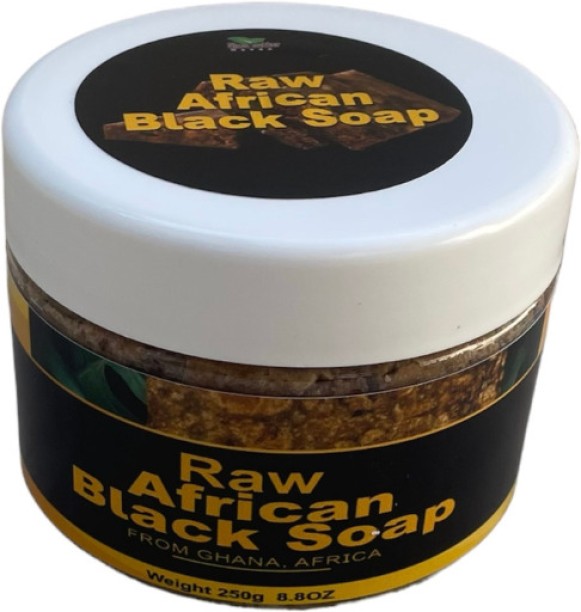 HAVEN ORGANICS 250G PURE AFRICAN BLACK SOAP PURE AFRICAN BLACK SOAP