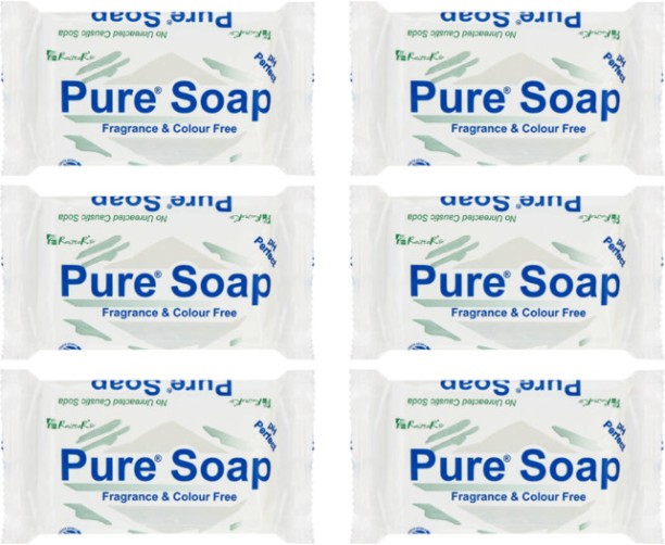 Pure Soap Fragrance & Colour Free Glycerine Soap Regular