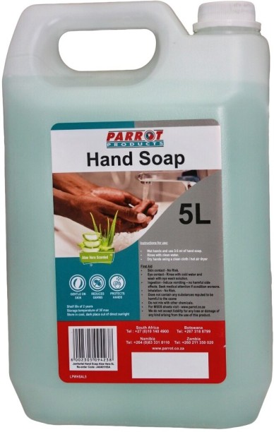 parrot Hand Soap Vanilla 5 Liter Vanilla Scented