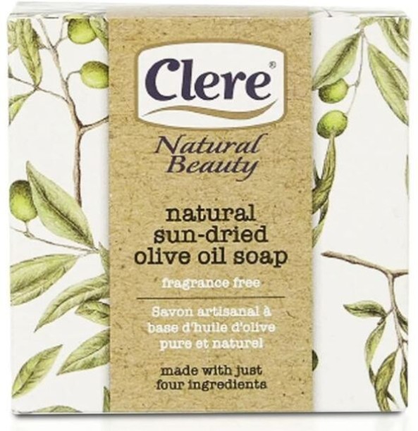 Clere Natural Sun-Dried Olive Oil Soap - 200g 0