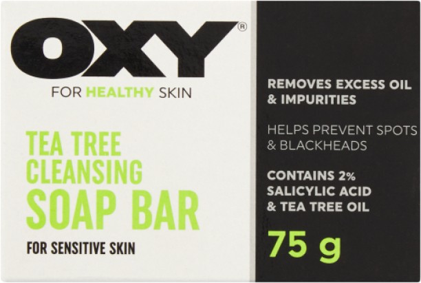Oxy Cleansing Soap Bar Tea Tree 75g Fragrance Free