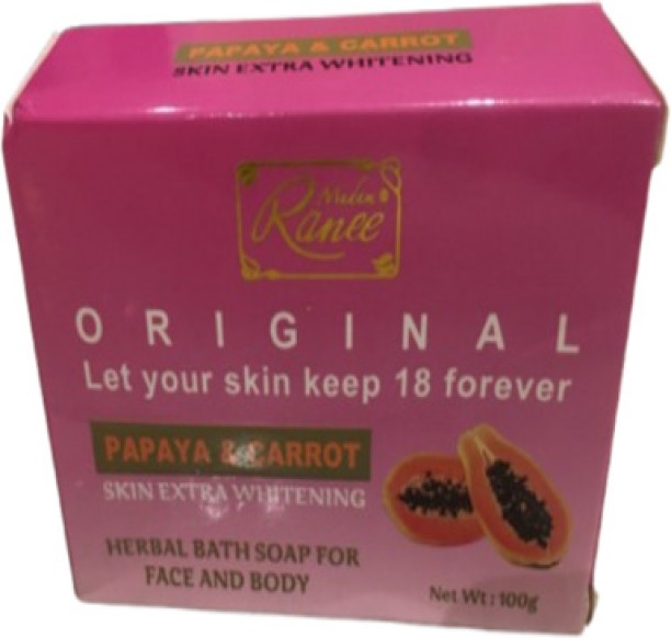 Madam Ranee Papaya And Carrot Soap Papaya