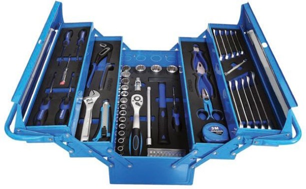 KenGuy Blue Cantilever complete Toolkit 77 piece Socket Set