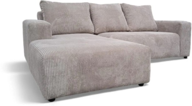 TACH LUXURE Anatolia L Shape Couch Corduroy 3 Seater  Sofa