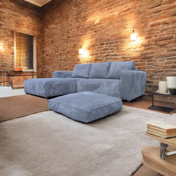 Tach Luxure furry 101 Corduroy 3 Seater  Sofa