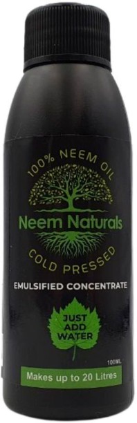 Neem Naturals Emulsified Cold Pressed Neem Oil - Pack Of 100ml Liquid