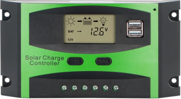 Digimark 40A Solar Charge Controller – Intelligent 12V/24V PWM Solar Charge Controller