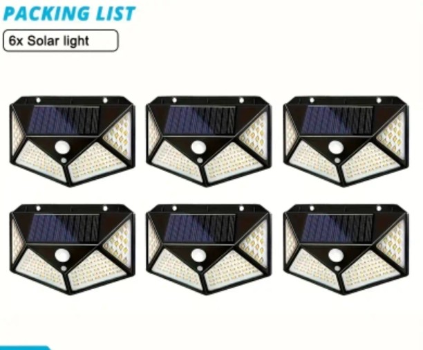 100LED Solar Powered Outdoor Lights Solar Light Set