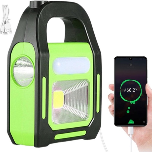 Aerbes AB-TY53 Rechargeable Solar Powered LED + COB Emergency Work Light 5W Solar Light Set