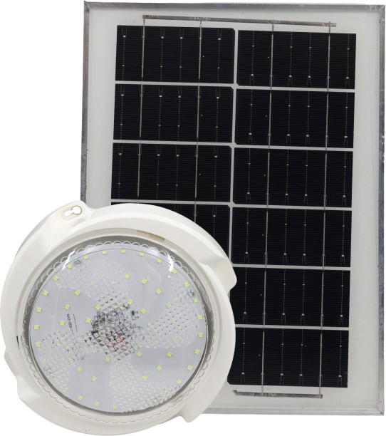 AIYI AY399-025 100W Solar Ceiling Light with Remote, Solar Light Set