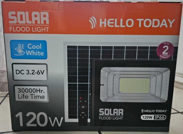 hello today HD-FLB120W Solar Light Set