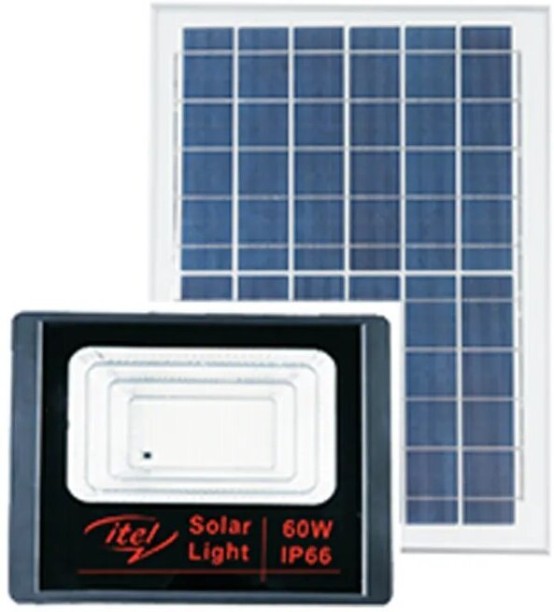 Itel 60 W Solar Flood Light Water Proof Solar Light Set