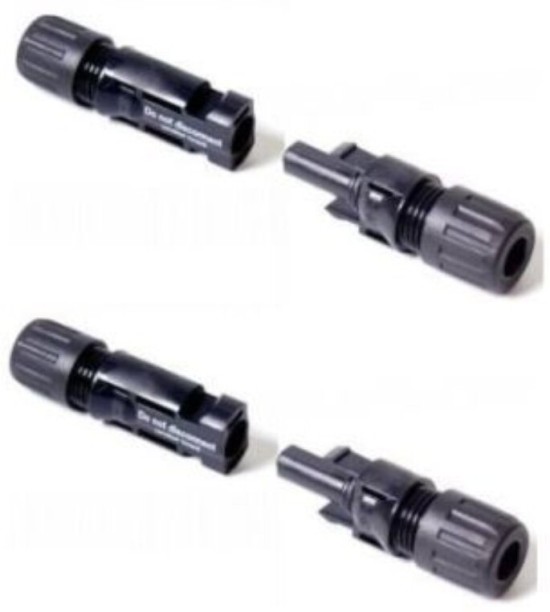 Generic Solar MC4 Connector Pair (Male + Female) (IP65 / 1000V / 30A) Solar Panel