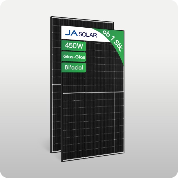 JA Solar JAM54D-40-450-LB-TS-MC4 Solar Panel