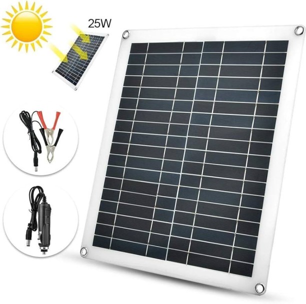 Simply More Solar Panel 15W with USB Port Solar Panel