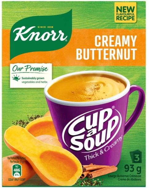 Knorr Thick & Creamy Butternut Cup A Soup