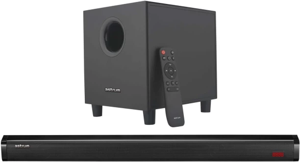 Astrum Multimedia Wireless Sound Bar Bluetooth Home Audio Speaker 2.1