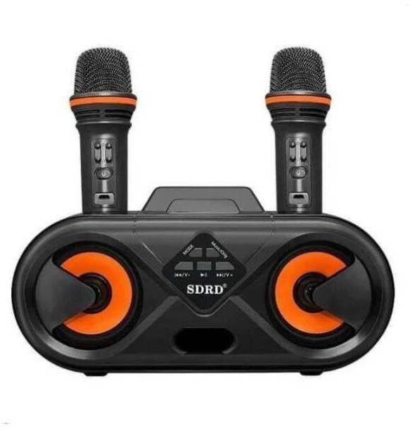 SDRD Wireless Bluetooth Karaoke Speaker Bluetooth Party Speaker 2.1