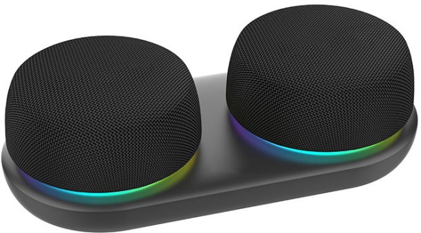 Fantasy Town Bluetooth Speaker,Wireless Mini Paired Bluetooth Small Speaker Bottom Charging Desktop Audio Bluetooth Home Audio Speaker 2.1