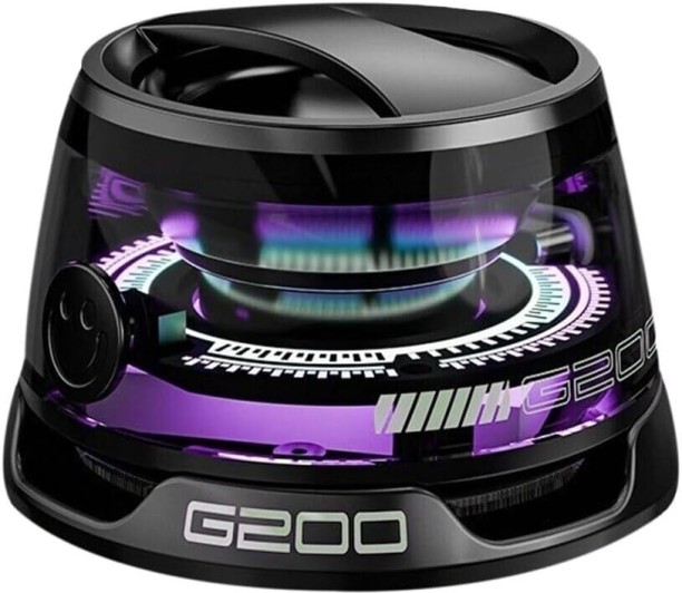 Happyfun Magnetic Speaker, Portable Waterproof Speaker with Multi-RGB Color Light Bluetooth Home Audio Speaker 2.0