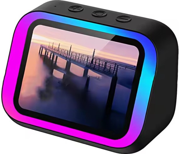 Happyfun AI Smart Bluetooth 5.4 Speaker Voice assistant HDTouch Screen Display Electronic Album Bluetooth Home Audio Speaker 2.0