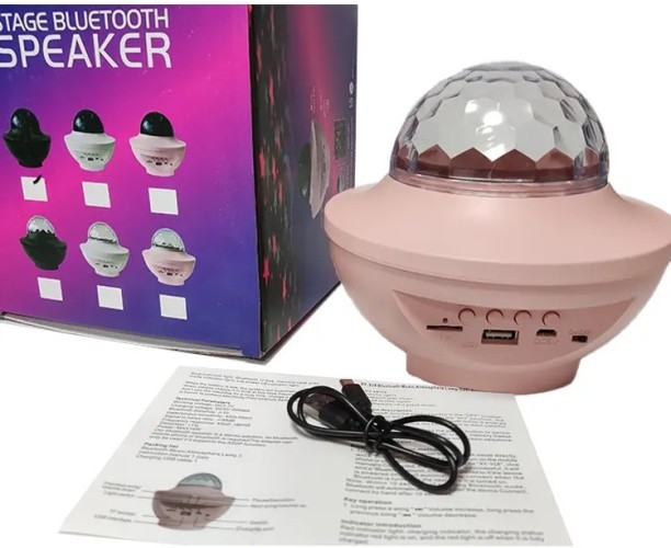 Super Eletronics Mini Astral Projection Bluetooth Speaker Colorful Starry Lights Bluetooth Home Audio Speaker 4.1