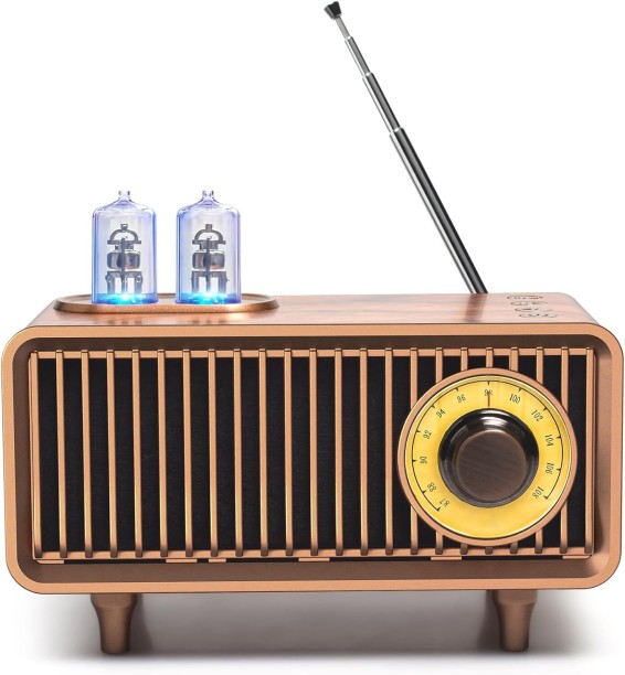 Bloo Retro Bluetooth Speaker, Vintage Radio, bass Bluetooth Home Audio Speaker 1 Way Speaker