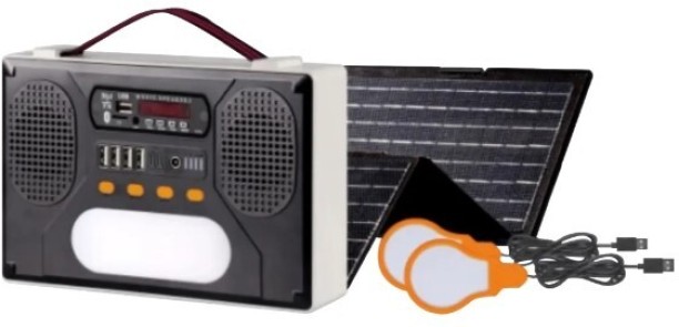 MP3 Player Radio Solar Multi-Media Player System R1800 Bluetooth Home Audio Speaker 2.1