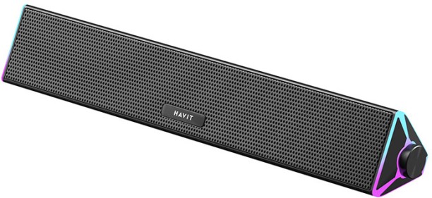 Havit New Wired Audio Rgb Lighting Effect Dual Speaker Laptop/Desktop Speaker Stereo