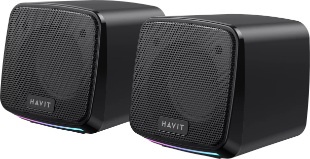 Havit SK764 Best Gaming Computer Pc Speakers With USB 2.0 Wired RGB Led Light Laptop/Desktop Speaker 2.0