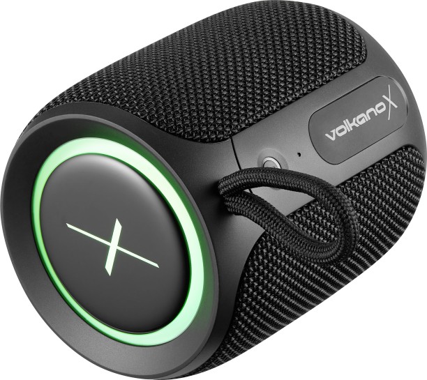 VolkanoX Wave IPX66 Portable Waterproof Bluetooth with TWS & Lights Bluetooth Laptop/Desktop Speaker 2.0