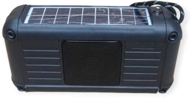Super Electronics Solar Powered Bluetooth Speaker With FM Radio, 1200mah Battery, USB & TF Playback 8W Bluetooth Home Audio Speaker 3