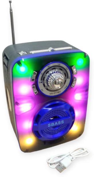 Super Electronics Rechargeable RGB Bluetooth MP3 Speaker Player With Torch Bluetooth Home Audio Speaker 3