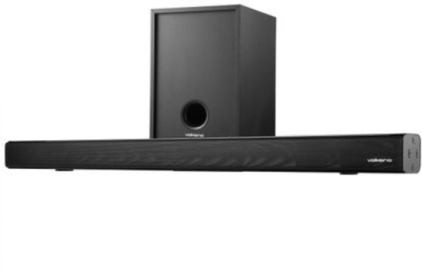 Volkano Turbulent Series 80W with Subwoofer and Remote Control Bluetooth Soundbar 2.1
