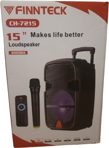 Finnteck 15inch Bluetooth Party Speaker Mono